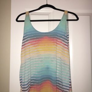 U-back colorful tank